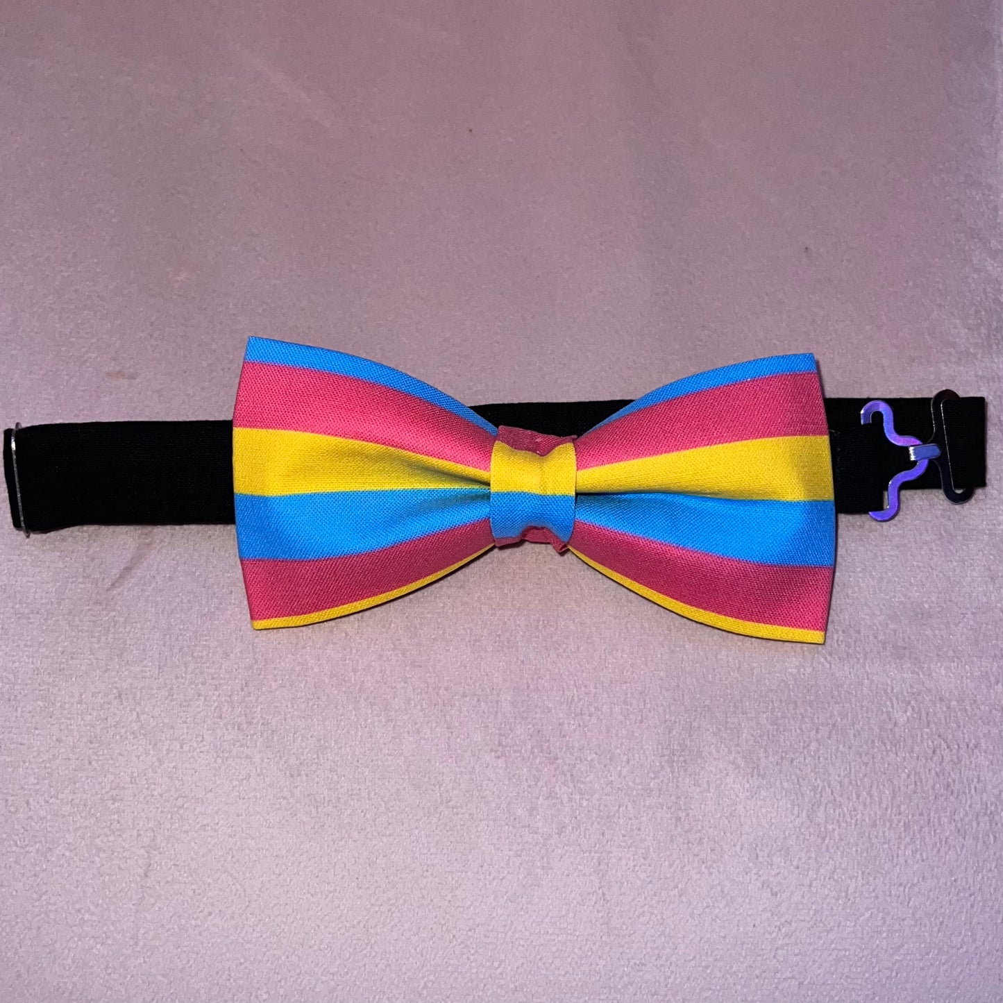 Pan Pride Flag Bow Tie