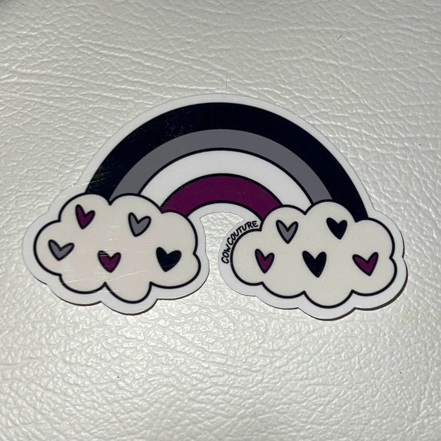 Asexual Pride Flag Rainbow Sticker