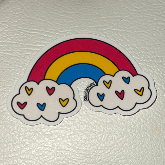 Pansexual Pride Flag Rainbow Sticker