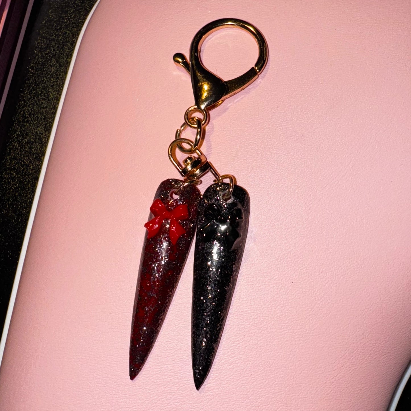 Custom Nail Keychain