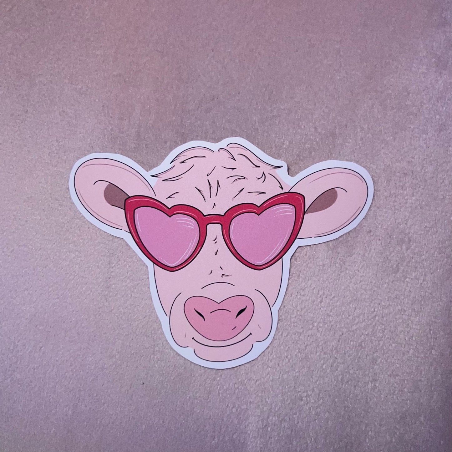 Cow Couture Logo Sticker