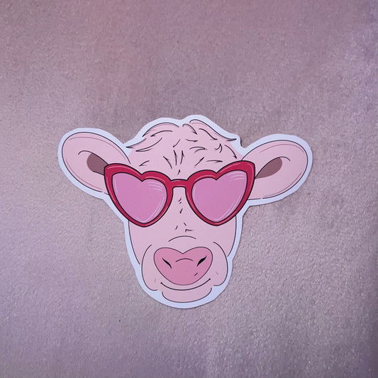 Cow Couture Logo Sticker